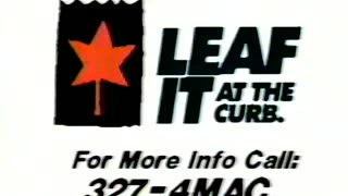 October 1993 - "Leaf it at the Curb, Indianapolis"