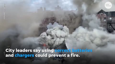 Lithium-ion battery responsible for five-alarm blaze in New York City