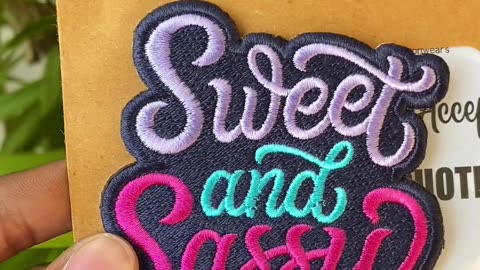 DIY CRAFT Fashion || BLACK AFRO & SASSY PATCH || Iron On Patches