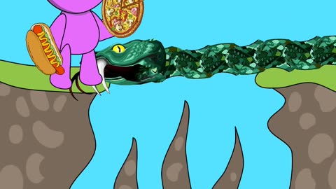 Rainbow friends used a snake #shorts #rainbowfriends #animation #cartoon