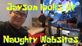 Jayson Looks At Naughty Websites (Title Card)