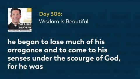 Day 306: Wisdom Is Beautiful — The Bible in a Year (with Fr. Mike Schmitz)