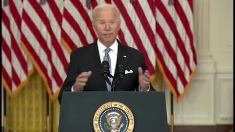 Biden says American troops cannot fight a war that Afghan forces aren't willing to themselves