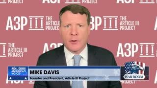 Mike Davis: Justice Dept utilizing "Non-Crimes Put Cloud Over President Trump Run For Presidency"