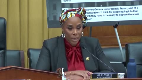 Radical Democrat Goes On Irrelevant Trump Rant During Censorship Hearing