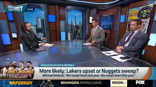 FIRST THINGS FIRST Lakers can really upset Nuggets with LeBron-AD in beast mode - Nick Wright