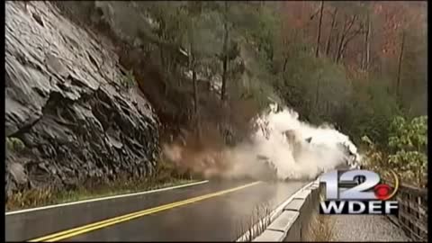 Landslides caught on camera