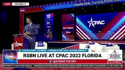 TPUSA Founder Charlie Kirk Full Speech at CPAC '22 in Orlando 2/24/22