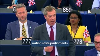 2019 - Farage encouraged MEP's to vote against Von der Leyen- "she wants to build form of communism"