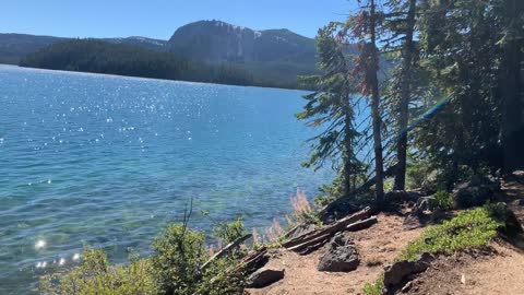 Central Oregon – Paulina Lake “Grand Loop” – Idyllic Sparking Lake