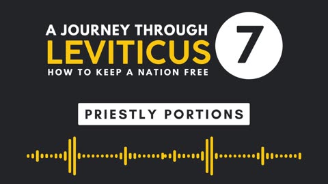 Leviticus 7: Priestly Portions