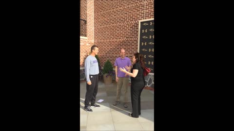 Ravens coach John Harbaugh crashes in on marriage proposal