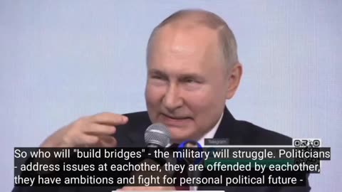 ►🚨🇷🇺🇷🇺🇷🇺"Military, Politicians... they can't understand the Mission of Culture" - Putin.