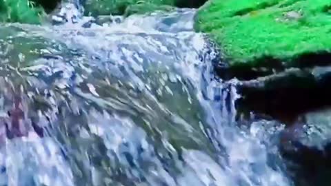 A beautiful waterfall