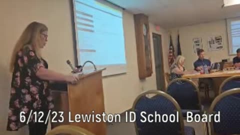 School Board Meeting Lewiston ID (6/12/2023)