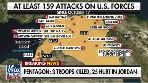 🚨Three troops killed 25 hurt in Jordan