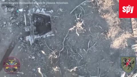 Ukrainian Drone Drops Grenade Into Trench And Blows Up Russian Soldiers