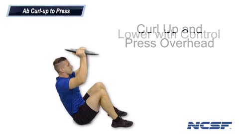 US Sports Fitness - Ab Curl up to Press