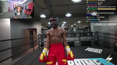 Kai Cenat reacts to Speed breaking down in tears after his fight with KSI