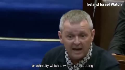 Irish Politician Denies Israel's Right To Exist (Dáil Éireann)