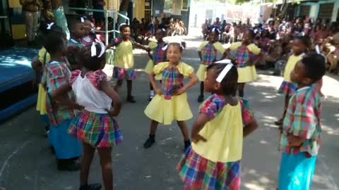 Ring Games at Maxfield Park Primary School in Kingston, Jamaica