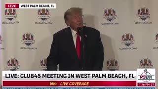 Trump Addresses FL Supporters at Club45 Meeting
