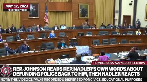 Rep. Johnson Called Out Nadler With His Own Words