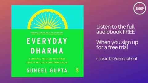 Everyday Dharma Audiobook Summary Suneel Gupta