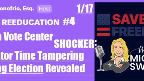 Leo Donofrio NOV.8 REEDUCATION Ep. 4 - They Changed The Time On The Tabulators DURING the Election
