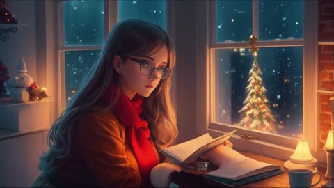 Christmas LoFi ❄ Study and Work with beautiful Girl