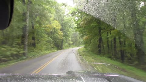 Hurricane Ian slight wind damage Blueridge Parkway VA