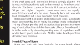 Borax Misinformation?