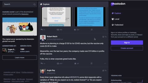 MASTODON E OUTRAS REDES SOCIAIS "ABERTAS"