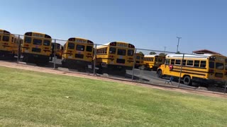 (390) Tour/Ride past GPS Transportation’s main school bus fleet. Part 3