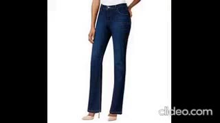 High-Rise Straight Leg Jeans