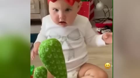 Dancing Cactus Babies Reaction | BABY FAILS! Boy Gets Scared By Talking Toy | Viral Unicorn