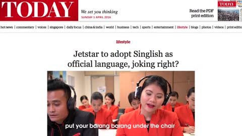 Jetstar goes Singlish, really!
