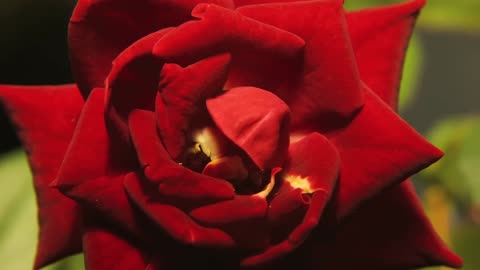 Red Rose Blooming Time Lapse