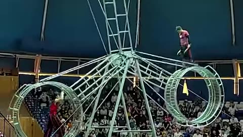 People with amazing acrobatic skills!