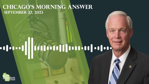 Sen. Johnson on Chicago's Morning Answer 9.27.23