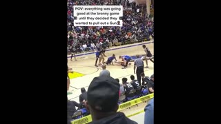 Bronny James RUNS OFF COURT After G*N FIGHT During Basketball Game