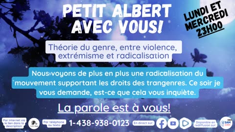 Petit Albert avec vous - Théorie du genre, entre violence, extrémisme et radicalisation