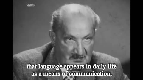 Martin Heidegger - What is Worthy of Question (1957), deutsch (english subtitles)