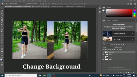 How to Change background in photoshop | Photoediting|