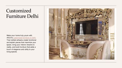 Customized Furniture Delhi