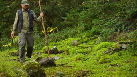 BUSHCRAFT Waffle Making - Doğada tek başına kamp ,doğa yürüyüşü ve taş üstünde Waffle yapımı.