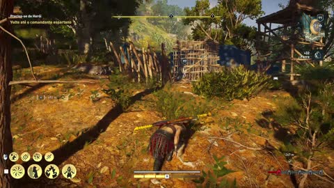 Passeando e matando por Megaris em AC Odyssey