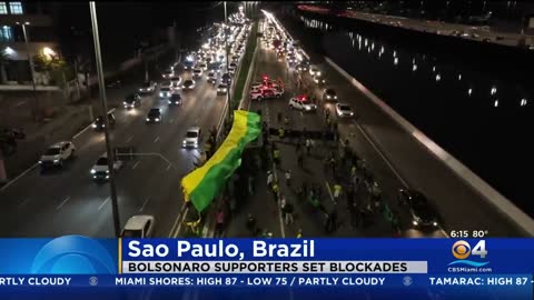 Bolsonaro Supporters Block Roads In Protest Of Brazil Presidential Election Results