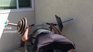 255 Bench Press To Help Keep Strength Up. 1 Set Of 7!