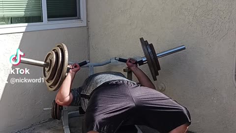 255 Bench Press To Help Keep Strength Up. 1 Set Of 7!